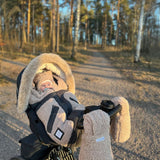 7AM Enfant Classic Warmmuffs, Oatmeal Teddy_5 - ANB Baby