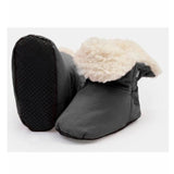 7AM Enfant Baby Booties, Benji, Smokey Grey - ANB Baby