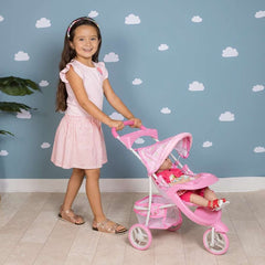 Adora Snack N Go Baby Doll Stroller with Shade – Rainbow Rose, Lifestyle  -ANB BABY