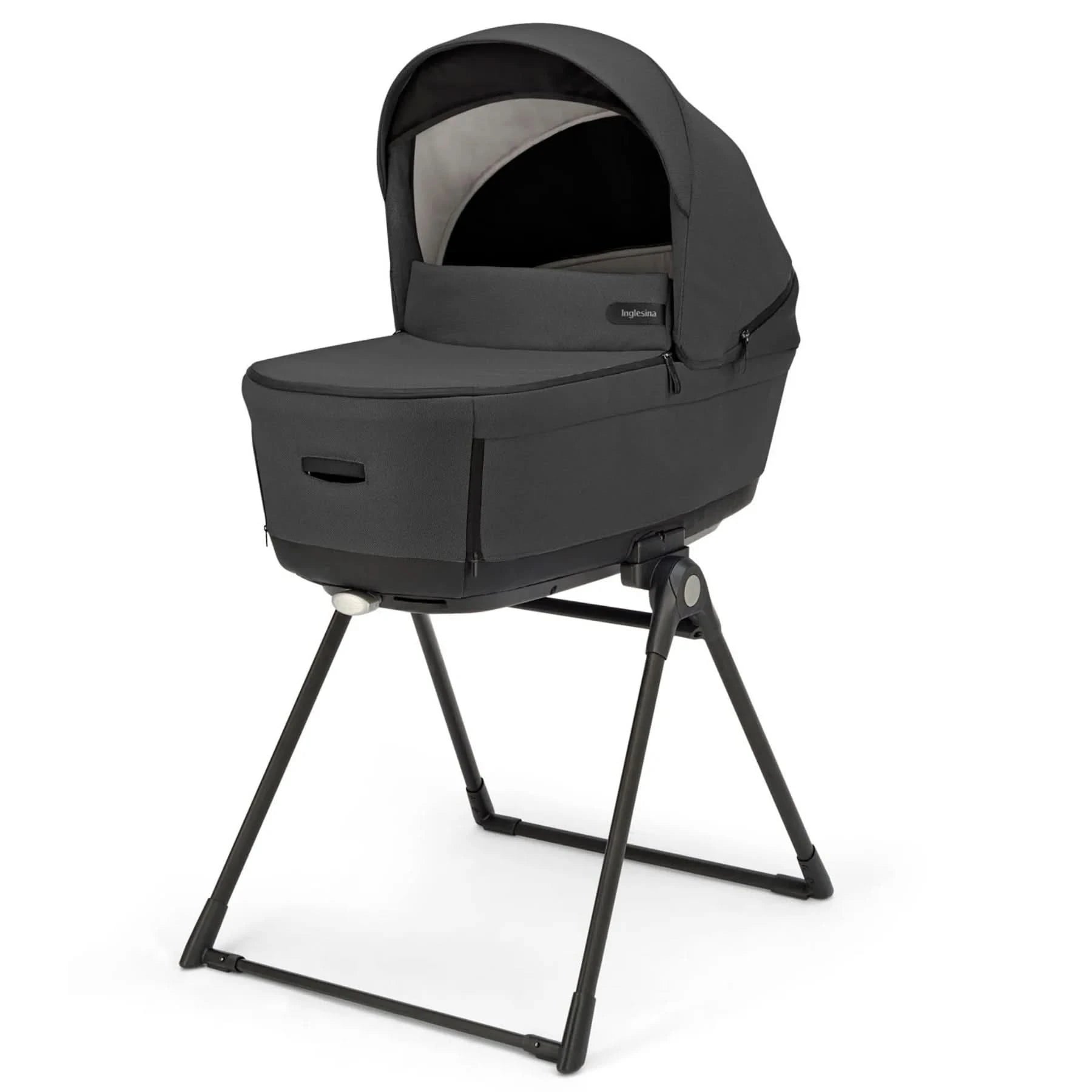 Inglesina Aptica XT Stroller With Bassinet & Stand-Single Strollers-Inglesina-Magnet Gray-ANB Baby Store