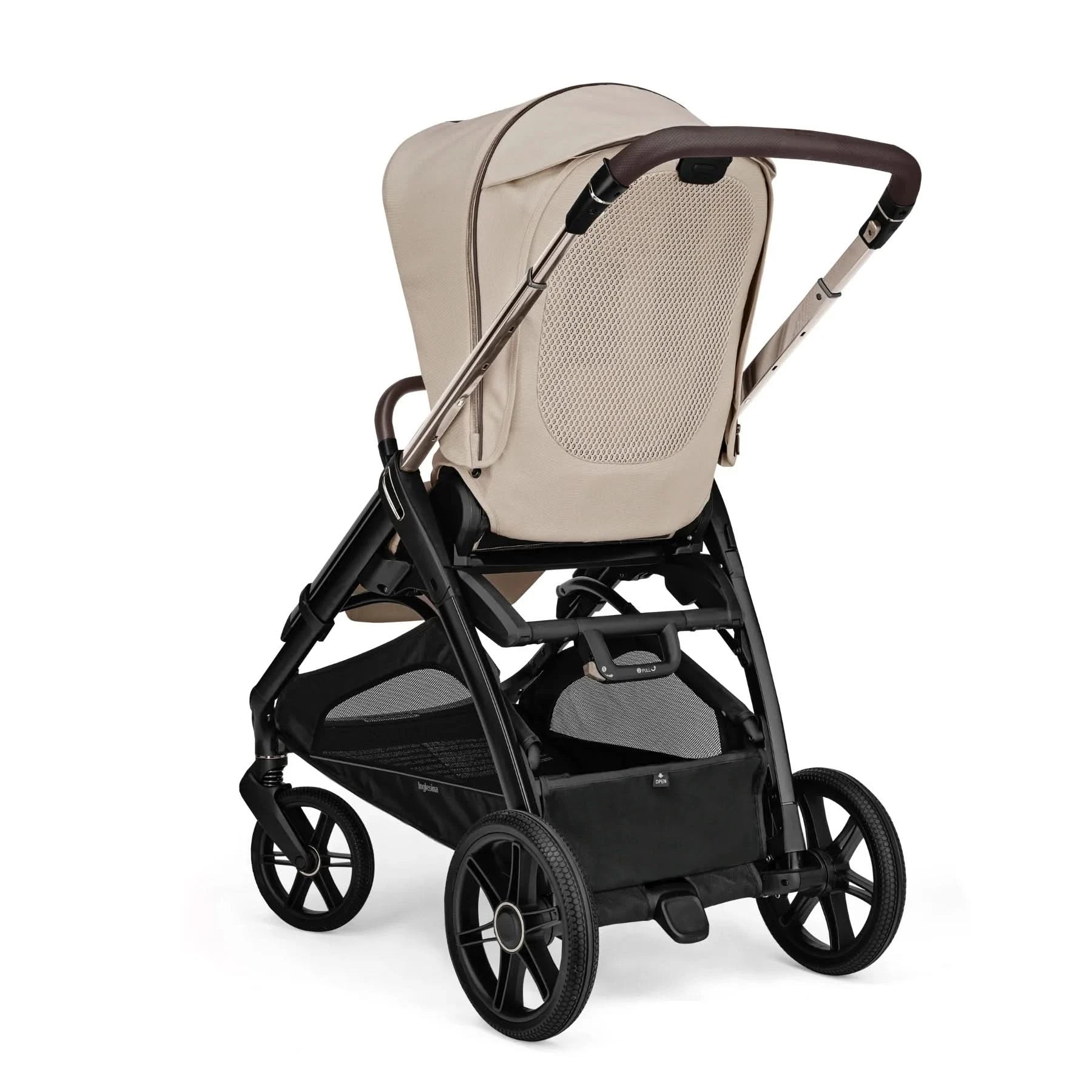 Inglesina Aptica Stroller With Bassinet & Stand-Single Strollers-Inglesina-Pashmina Beige - Available End Of May-ANB Baby Store