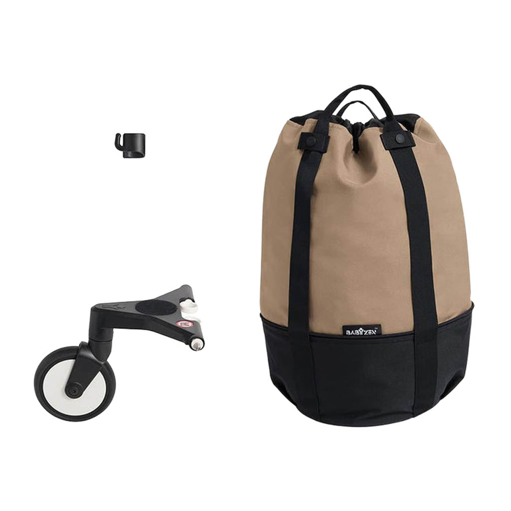 BABYZEN YOYO+ Rolling Bag-Stroller Accessories-BABYZEN-Taupe-ANB Baby Store