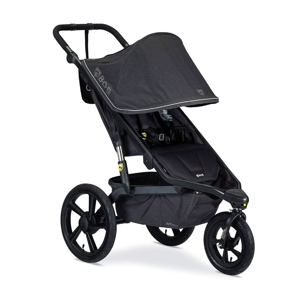BOB Gear Alterrain Jogging Stroller-Jogging Strollers-BOB Gear-Melange Black-ANB Baby Store