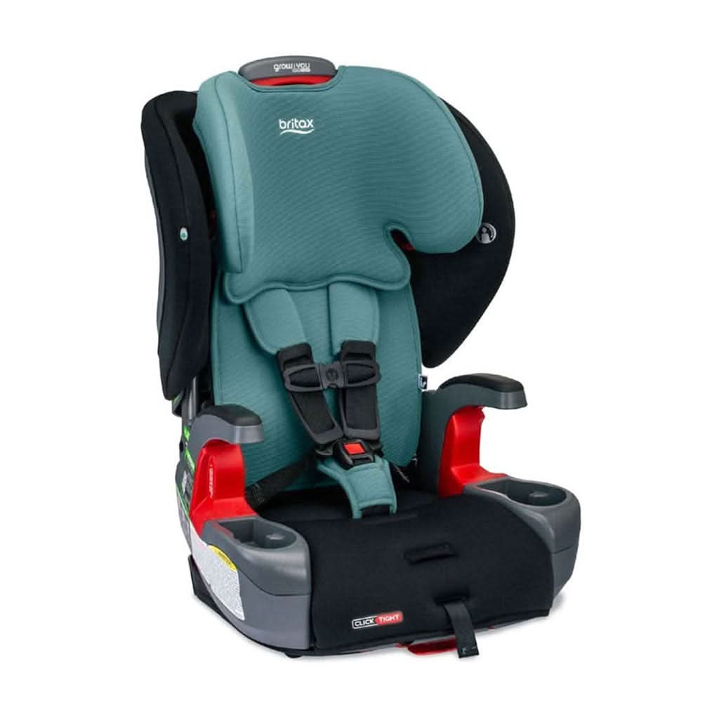 britax inflatable seat belts Britax Grow With You ClickTight Harness-2-Booster Car Seat (Green Contour)