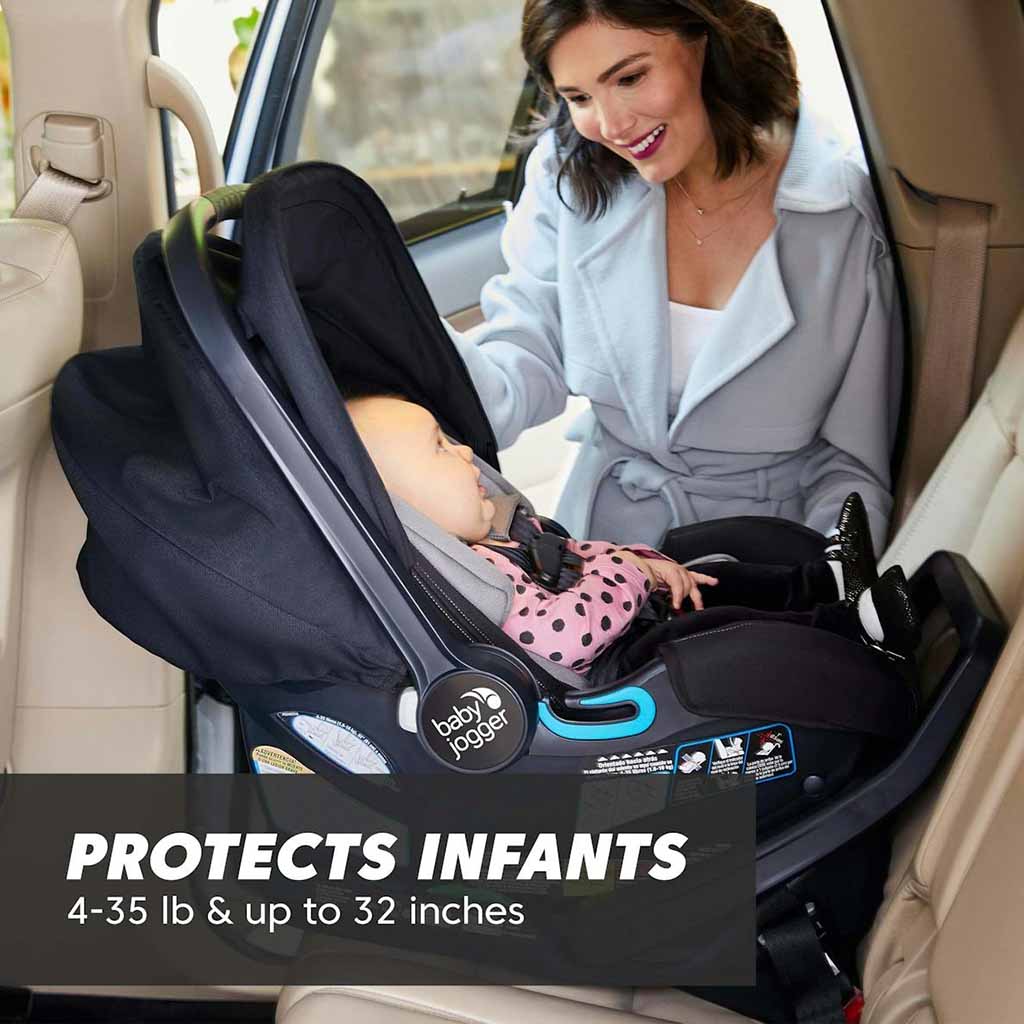 Baby Jogger City Go 2 Infant Car Seat Slate Grey Feature 4 - ANB Baby