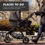Baby Jogger City Mini GT2 Baby Stroller Opulent Black Life 2 - ANB Baby