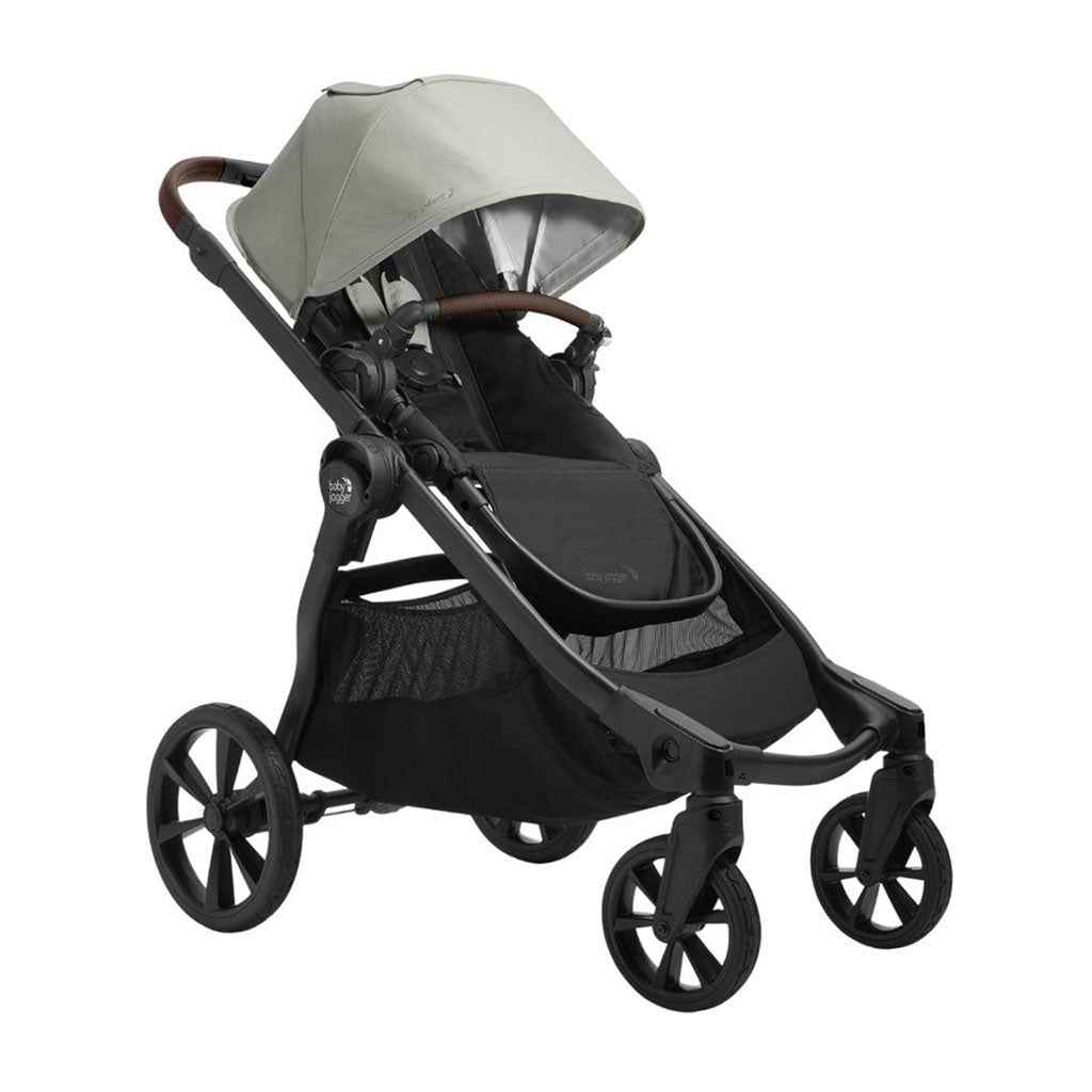 Baby Jogger City Select 2 with Tencel Stroller-Frosted Ivory_7 - ANB Baby