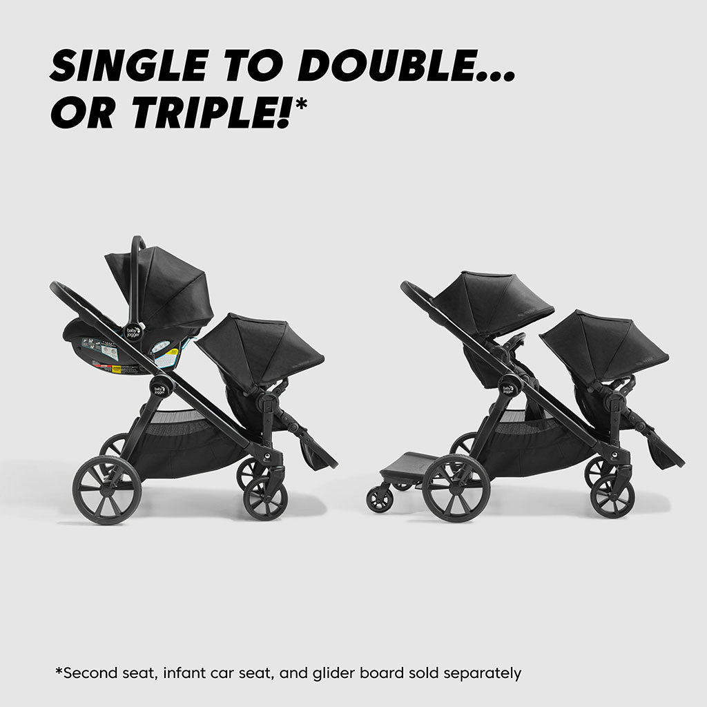 Baby Jogger City Select 2 with Tencel Stroller-Harbor Grey_2 - ANB Baby
