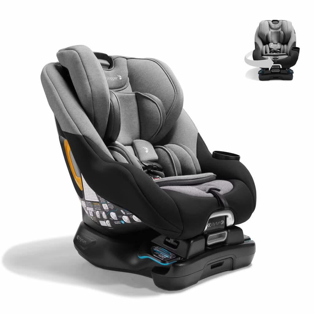 Baby Jogger City Turn Convertible Car Seat-Convertible Car Seats-Baby Jogger-Onyx Black-ANB Baby Store