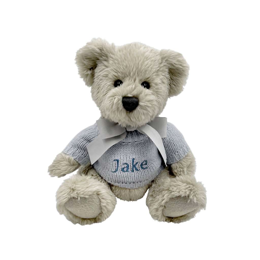 Babyblooms Personalized Berkeley Bear-Plush Toys-Babyblooms-Blue-ANB Baby Store