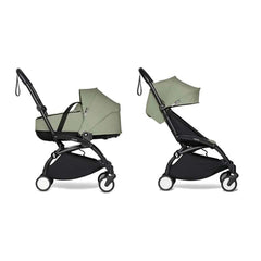 Babyzen YOYO2 +0 Bassinet and 6+ Color Pack Complete Set Black Olive - ANB Baby