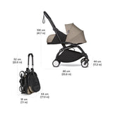 Babyzen YOYO2 + 0+ Newborn Pack + 6+ Color Pack Complete White Dimensions - ANB Baby