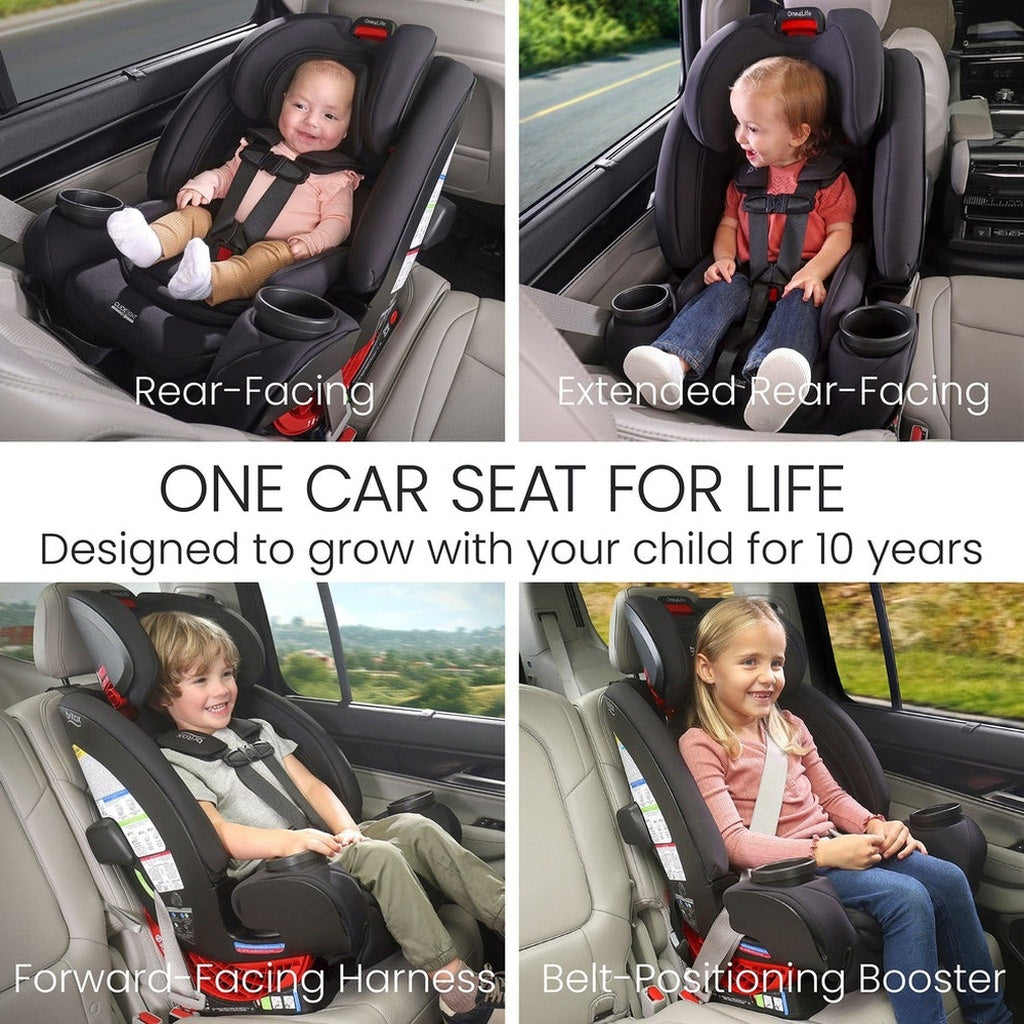 Britax One4Life Clicktight All-in-One Car Seat-Raven Black_4 - ANB Baby