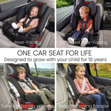 Britax One4Life Clicktight All-in-One Car Seat-Raven Black_4 - ANB Baby
