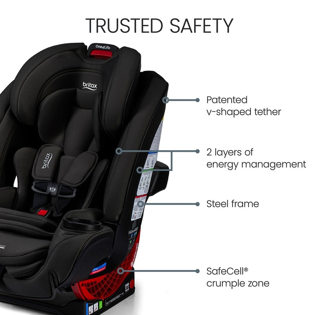 Britax One4Life Clicktight All-in-One Car Seat-Raven Black_5 - ANB Baby