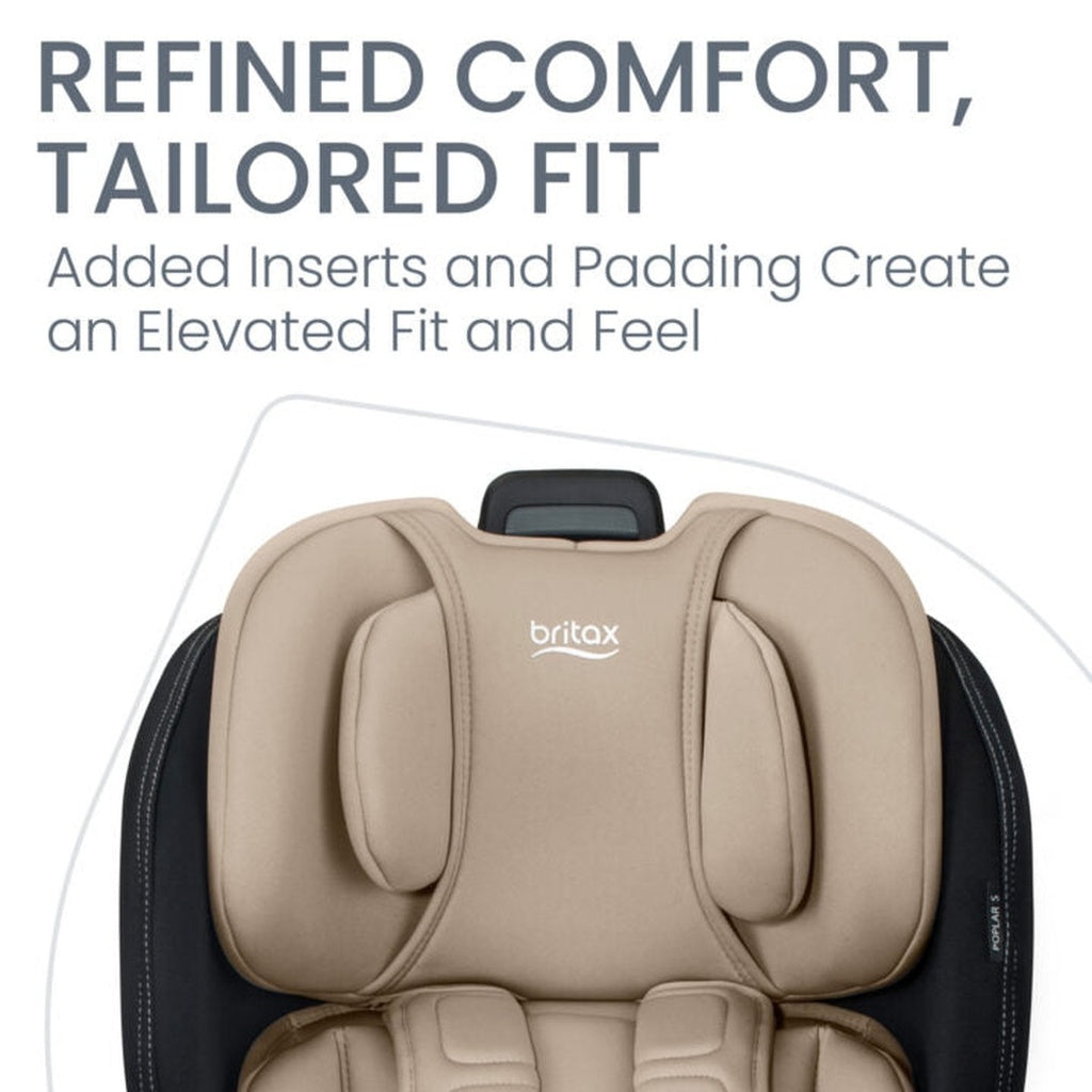 britax convertible car seat infant insert Britax Poplar S Convertible Car Seat Sand Onyx