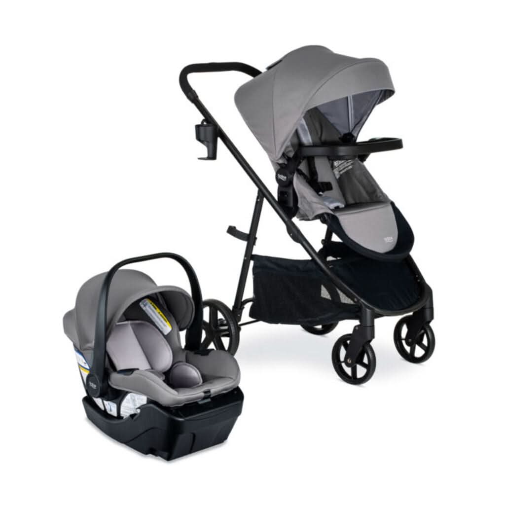 Britax Willow Brook Travel System-Travel Systems-Britax-Graphite Glacier-ANB Baby Store