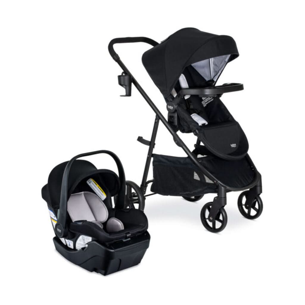 Britax Willow Brook Travel System-Travel Systems-Britax-Onyx Glacier-ANB Baby Store