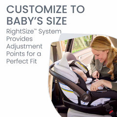  Britax Willow S Infant Car Seat with Alpine Base Glacier Onyx Life 1 - ANB Baby