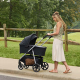 Britax Zinnia Bassinet for Brook, Brook + & Grove Strollers-Onyx Glacier_2 - ANB Baby