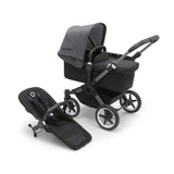 Bugaboo-Donkey-5-Mono-Complete-Stroller_-Graphite-Midnight-Black-Grey-Melange - ANB Baby
