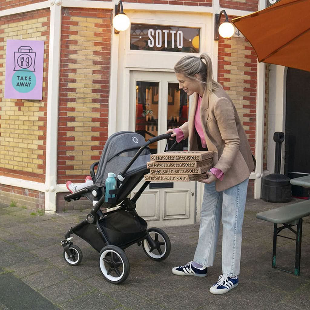 bugaboo lynx newborn Bugaboo Lynx Stroller Aluminum Steel Blue