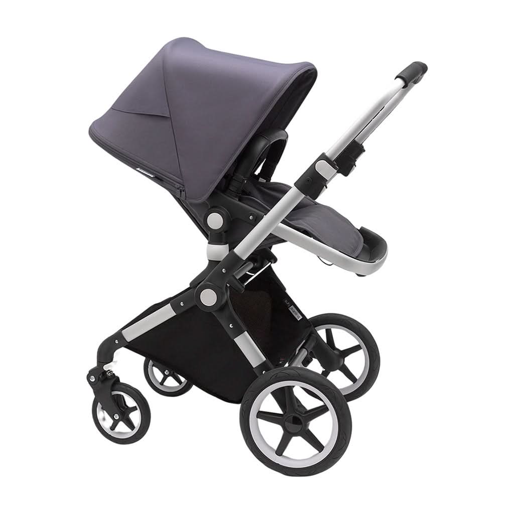 bugaboo 7 Bugaboo Lynx Stroller Aluminum Steel Blue