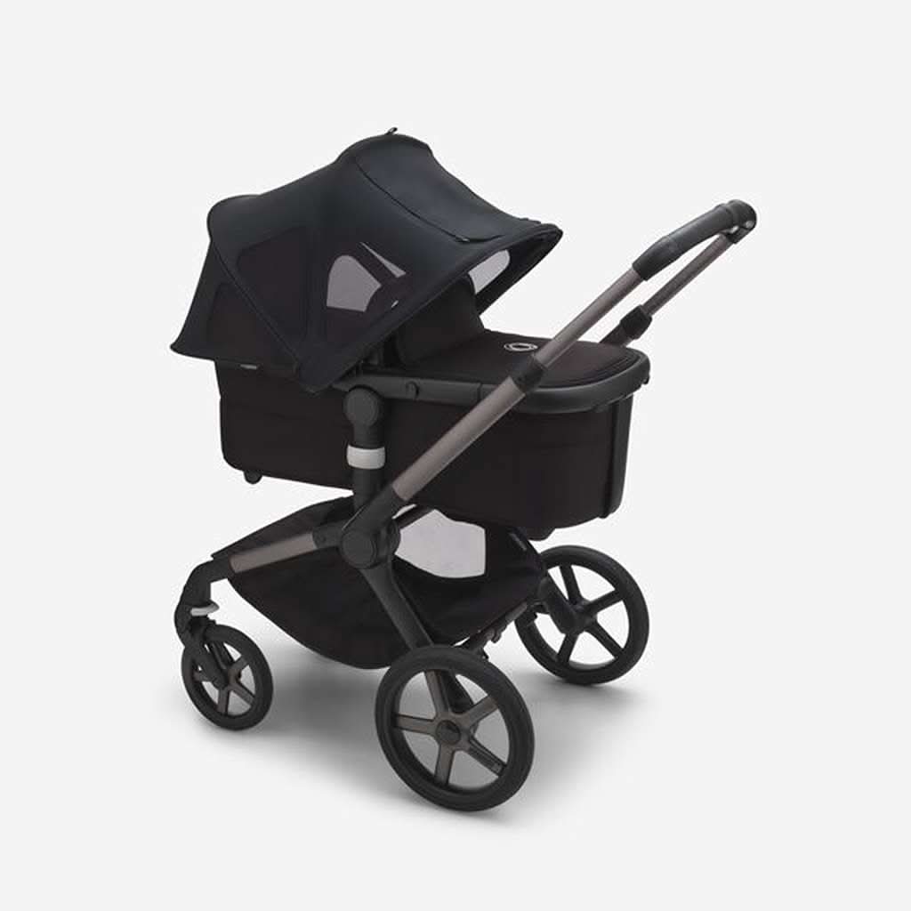 Bugaboo Breezy Sun Canopy for Fox, Cameleon 3 & Lynx, Midnight Black, Sunroof - ANB BABY