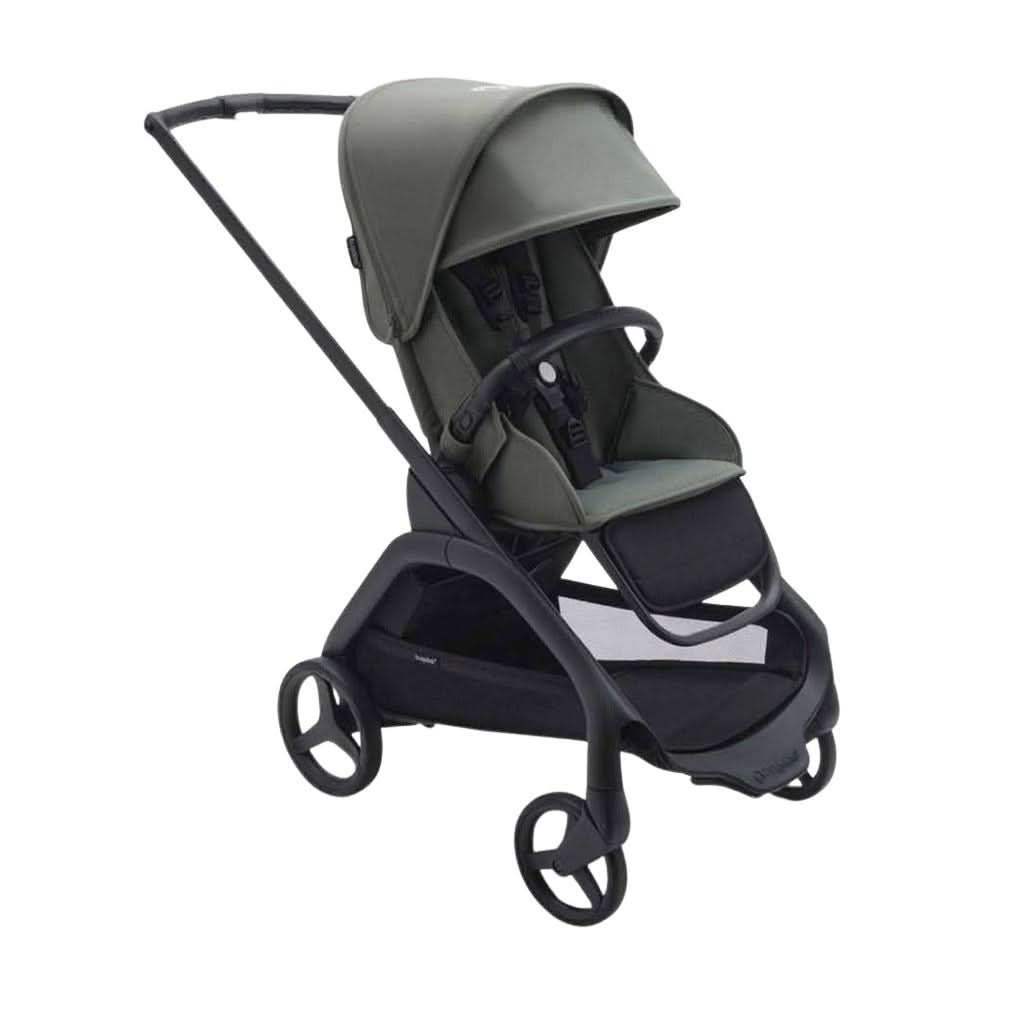 Bugaboo Dragonfly with Seat Complete Stroller-Single Strollers-Bugaboo-Black / Forest Green-Forest Green-ANB Baby Store