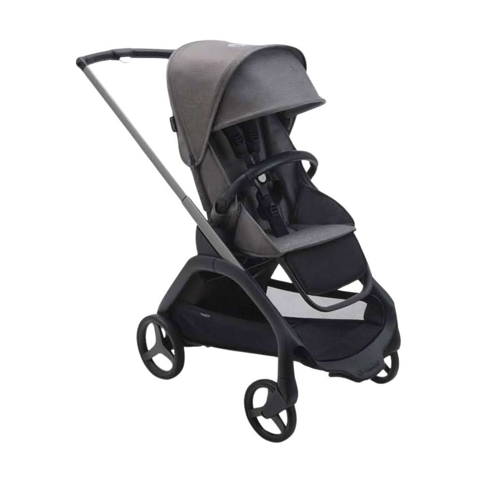 Bugaboo Dragonfly with Seat Complete Stroller-Single Strollers-Bugaboo-Graphite / Grey Melange-Grey Melange-ANB Baby Store