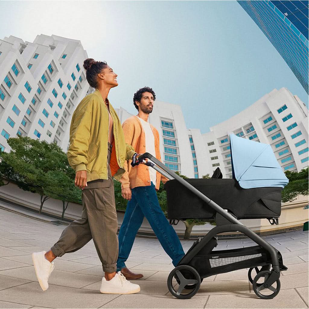 bugaboo dragonfly blue Bugaboo Dragonfly Complete Stroller with Bassinet