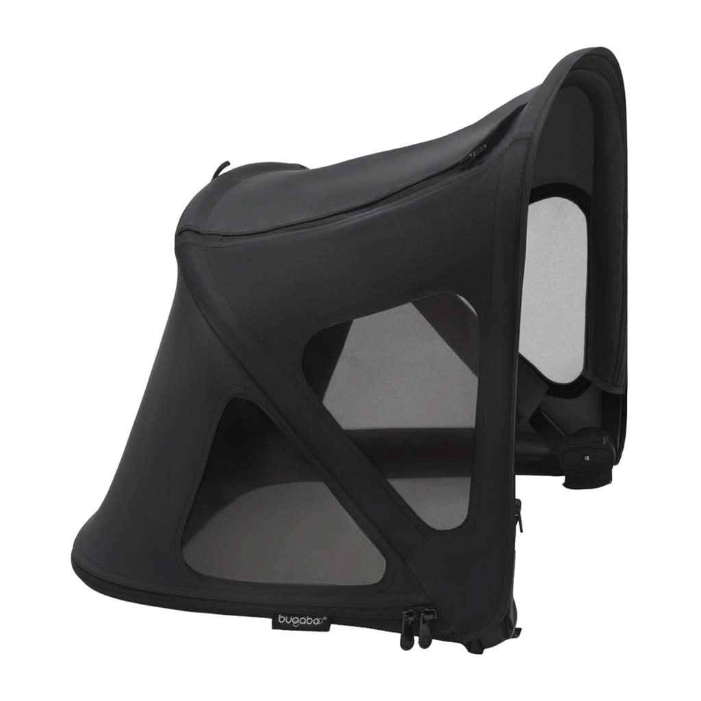 Bugaboo Breezy Sun Canopy for Fox, Kangaroo, Cameleon 3 & Lynx-Stroller Accessories-Bugaboo-Midnight Black - Available End Of April-ANB Baby Store