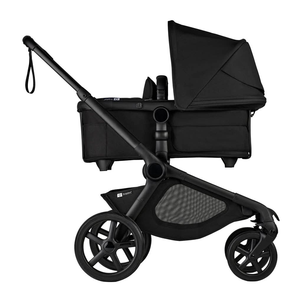 Bugaboo Kangaroo With Seat And Bassinet Complete Stroller-Midnight Black_2 - ANB Baby