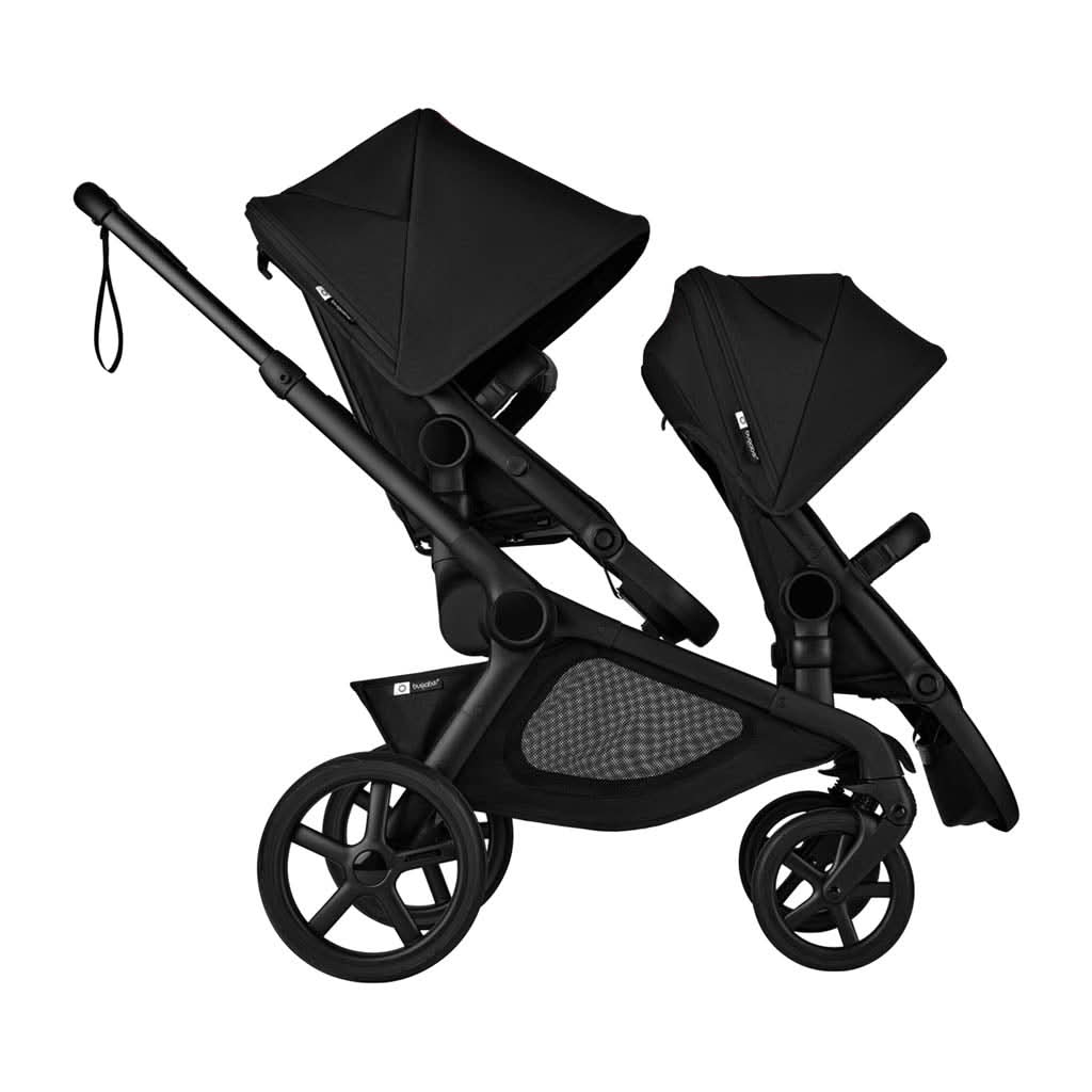 Bugaboo Kangaroo With Seat And Bassinet Complete Stroller-Midnight Black_5 - ANB Baby