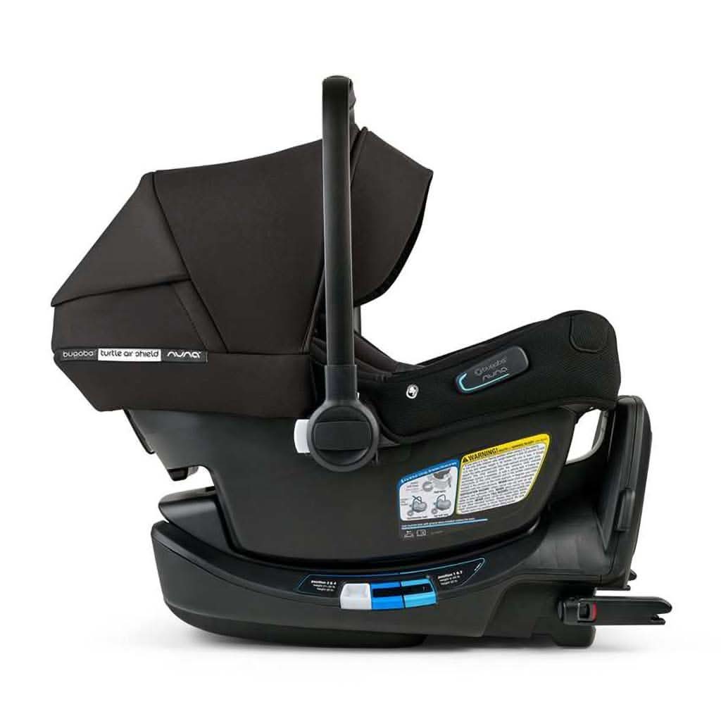 Bugaboo Turtle Air Shield Infant Car Seat With Base by Nuna-Infant Car Seats-Bugaboo-Black - Available End Of May-ANB Baby Store