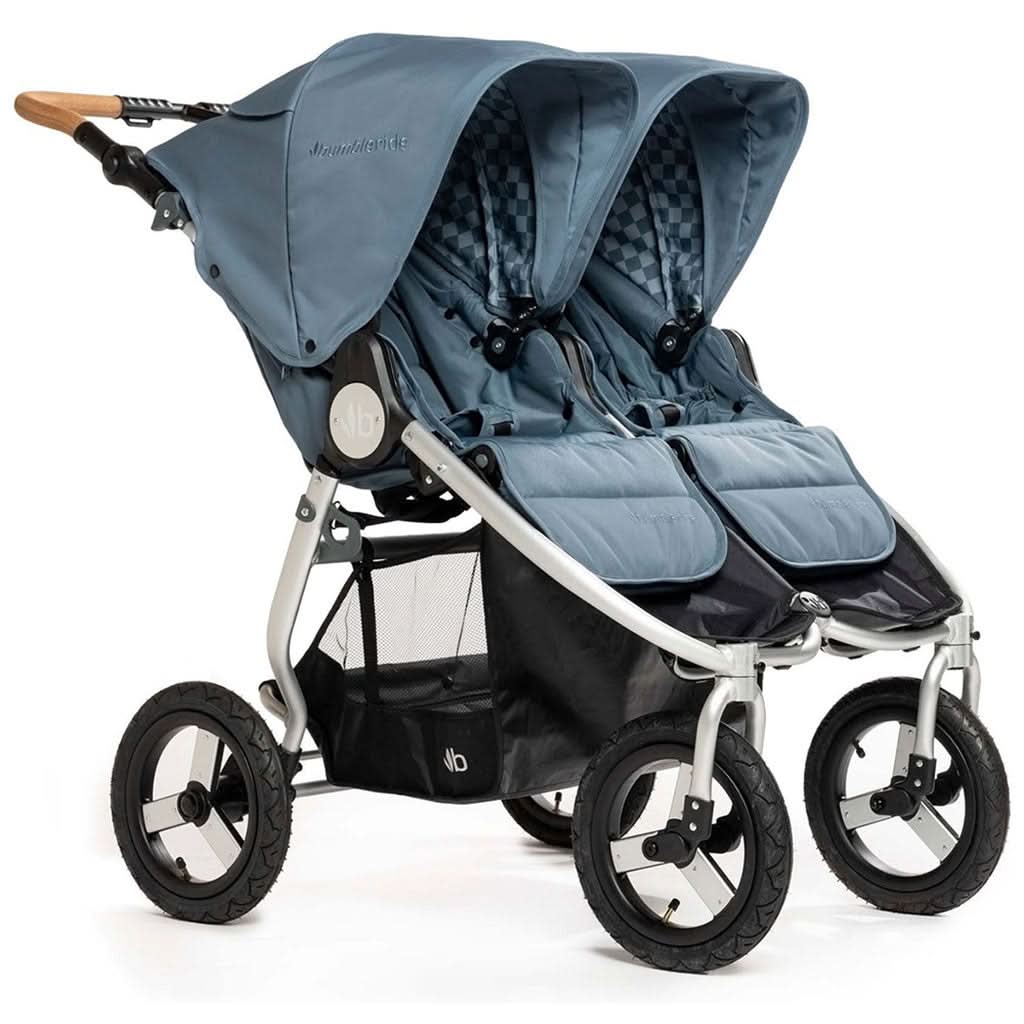 double wide jogging stroller Bumbleride Indie Twin Double Stroller Ocean