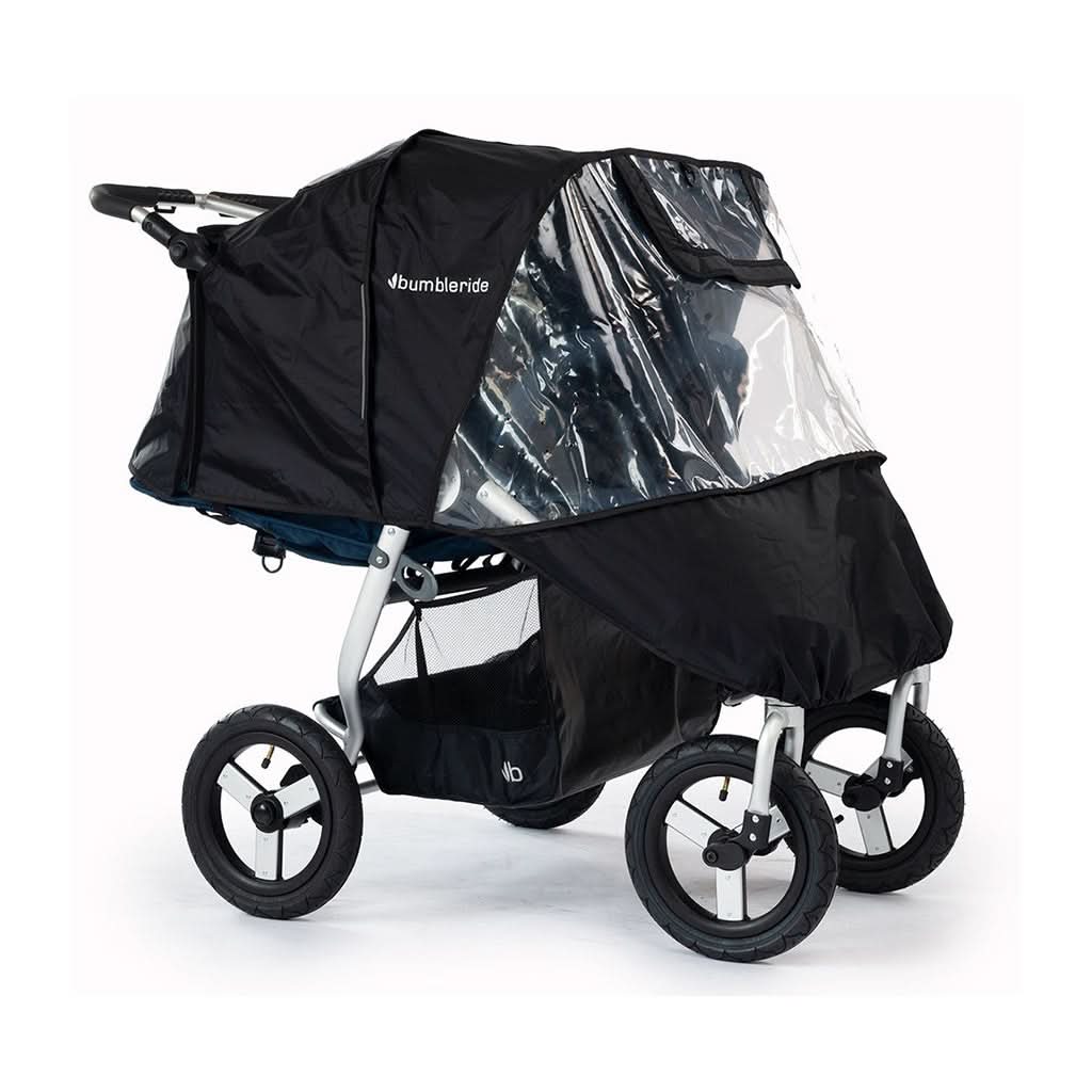 Bumbleride Indie Twin Non-PVC Rain Cover (Compatible with 2018/ 2019 Models)-Stroller Accessories-Bumbleride-ANB Baby Store