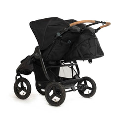 Bumbleride Indie Twin Double Stroller, Black, Back - ANB Baby