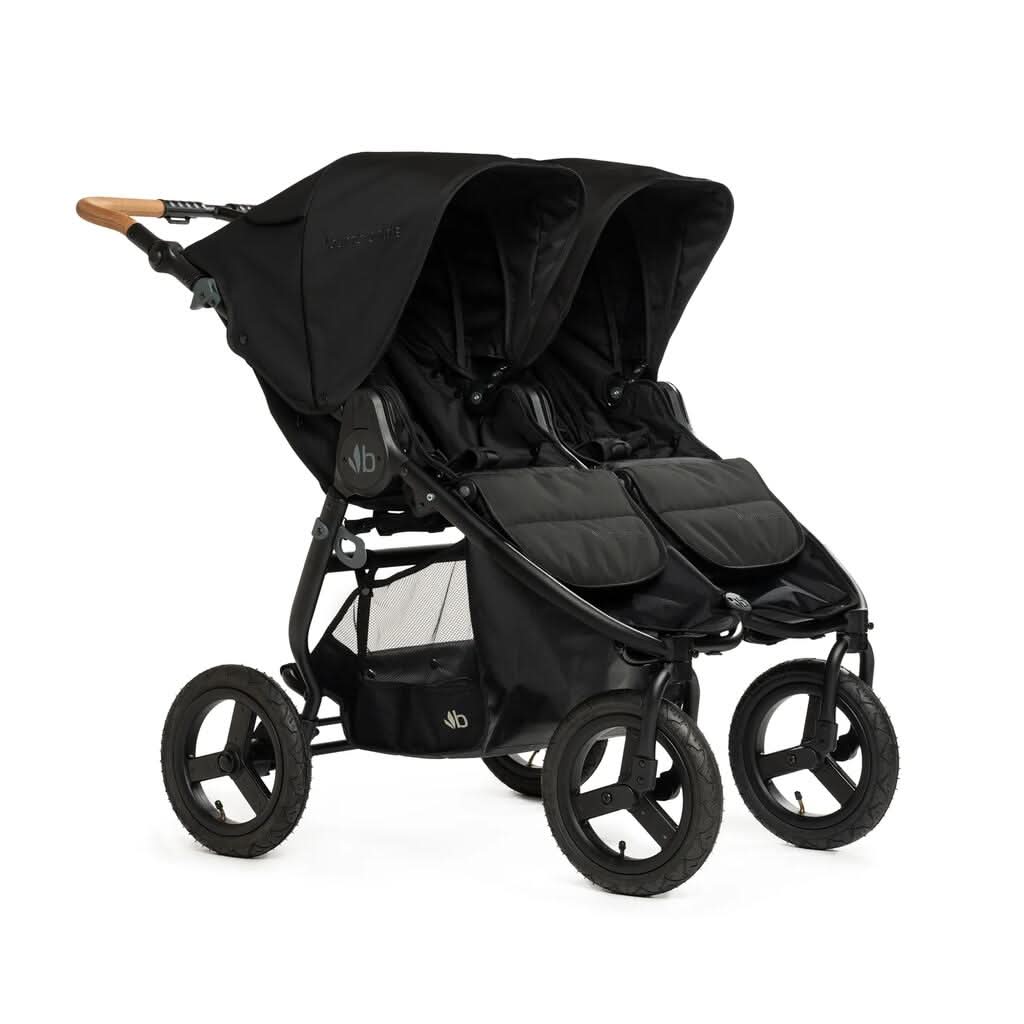 Bumbleride Indie Twin Double Stroller, Black, Main - ANB Baby