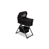 Buy NUNA DEMI Grow Bassinet + Stand Caviar Side View--ANB Baby