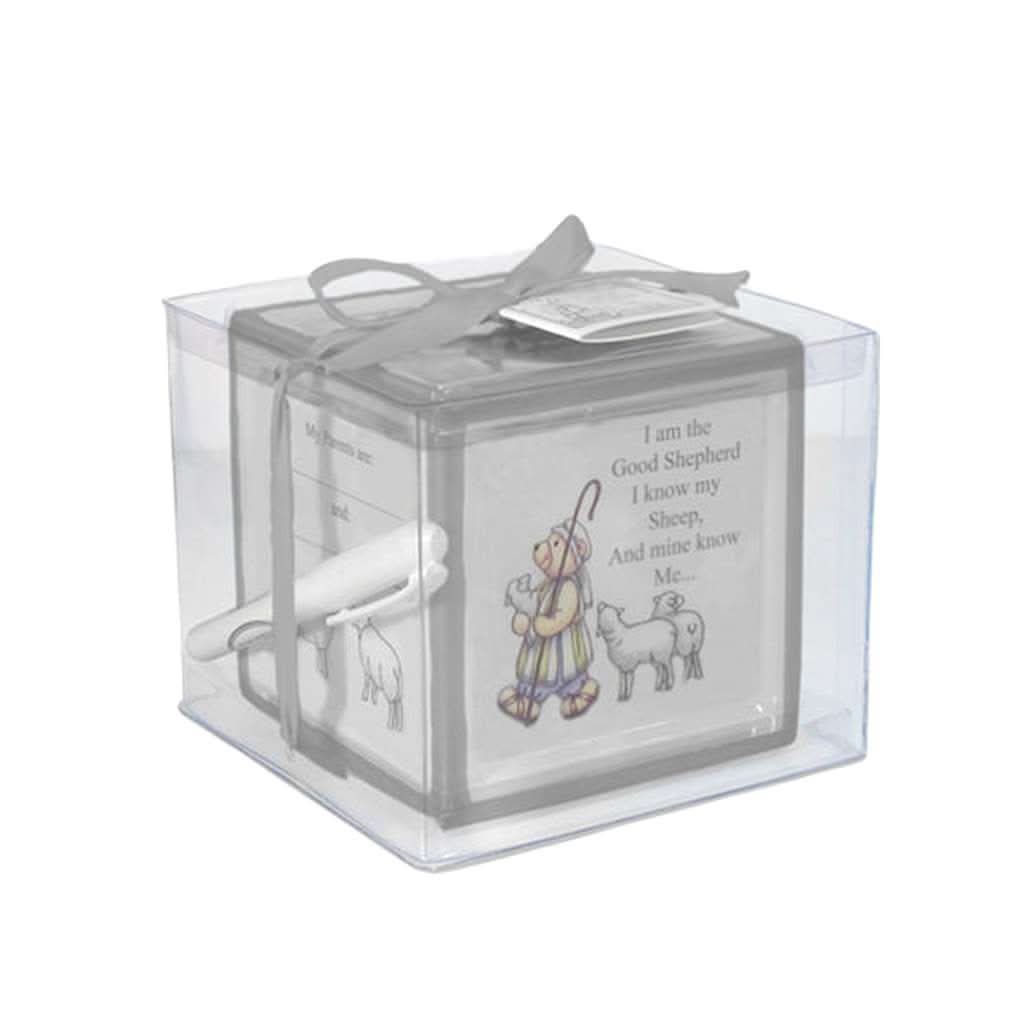 Child To Cherish Christening Block-Nursery Decor-Child To Cherish-Grey-ANB Baby Store