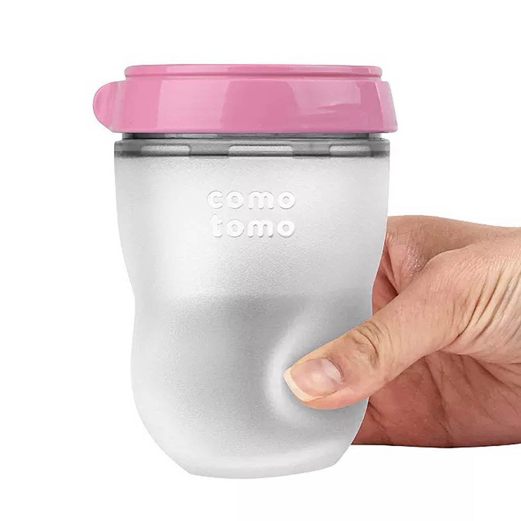 Comotomo-Baby-Bottle-5-Ounce---150-ml-Kit,-Pink,-Pack-of-4_4 - ANB Baby