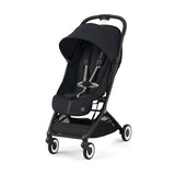 Cybex-Orfeo-Lightweight-Stroller,-Black-Frame-with-Magic-Black-Seat_1 - ANB Baby