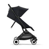 Cybex-Orfeo-Lightweight-Stroller,-Black-Frame-with-Magic-Black-Seat_3 - ANB Baby