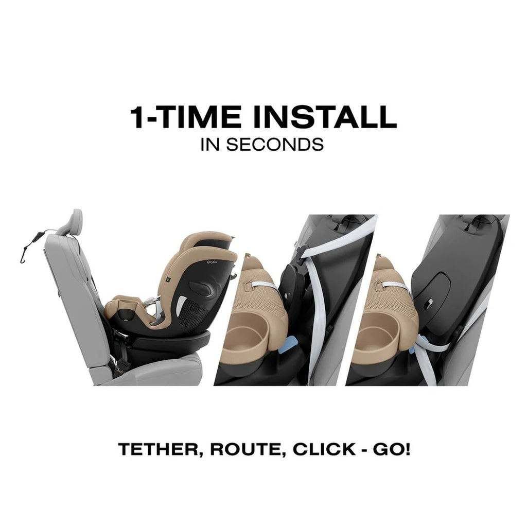cybex vs joie car seat Cybex Callisto G 360 Rotating All-in-One Car Seat Almond Beige
