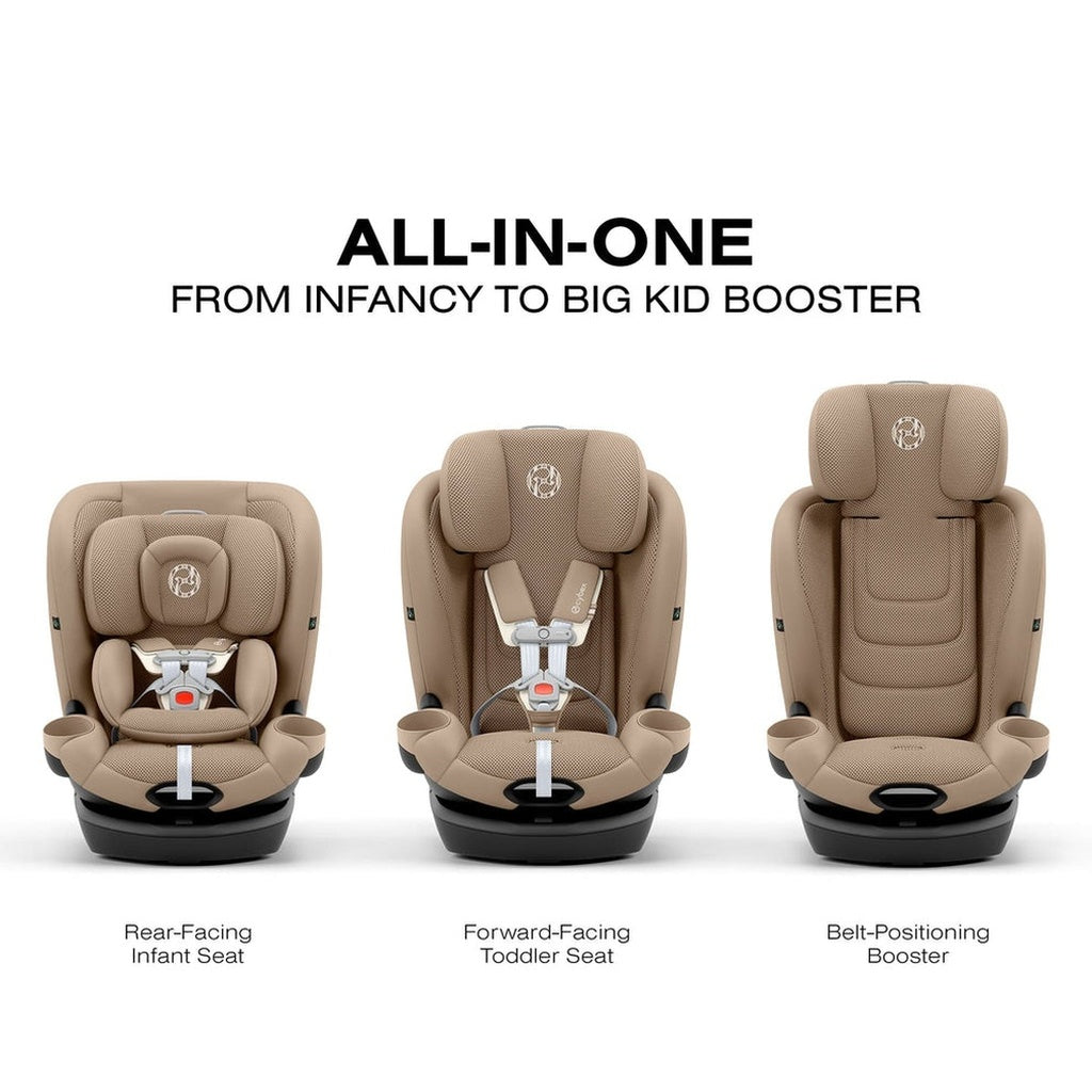 Cybex Callisto G 360 Rotating All-in-One Convertible Car Seat-Almond Beige_13 - ANB Baby