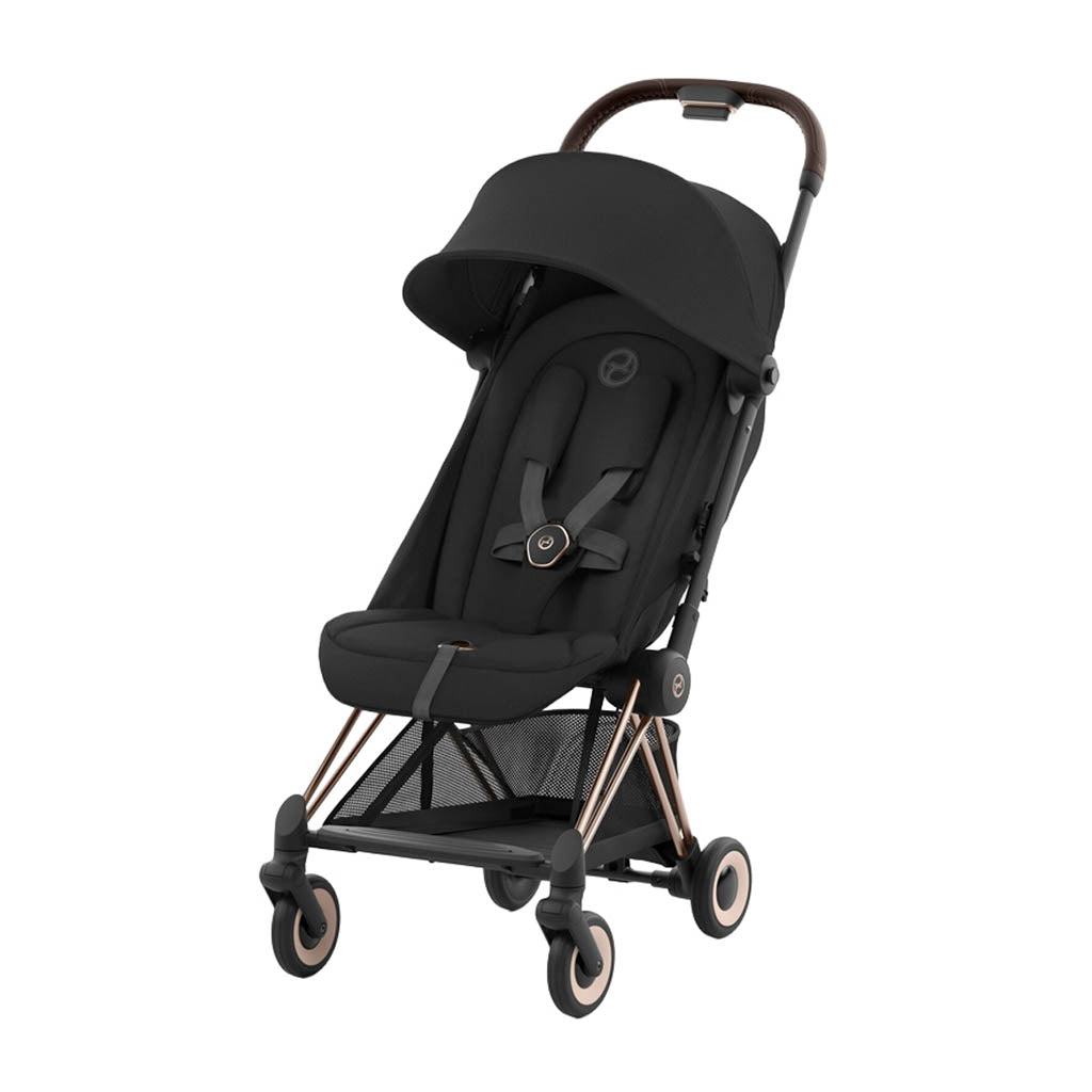 Cybex Coya Lightweight Stroller-Rose Gold Frame-Sepia Black_1 - ANB Baby