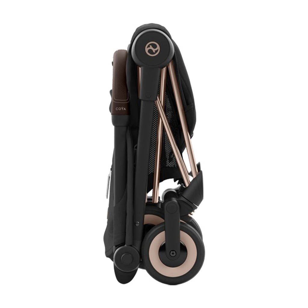 Cybex Coya Lightweight Stroller-Rose Gold Frame-Sepia Black_10 - ANB Baby