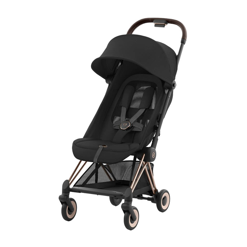 Cybex Coya Lightweight Stroller-Rose Gold Frame-Sepia Black_4 - ANB Baby