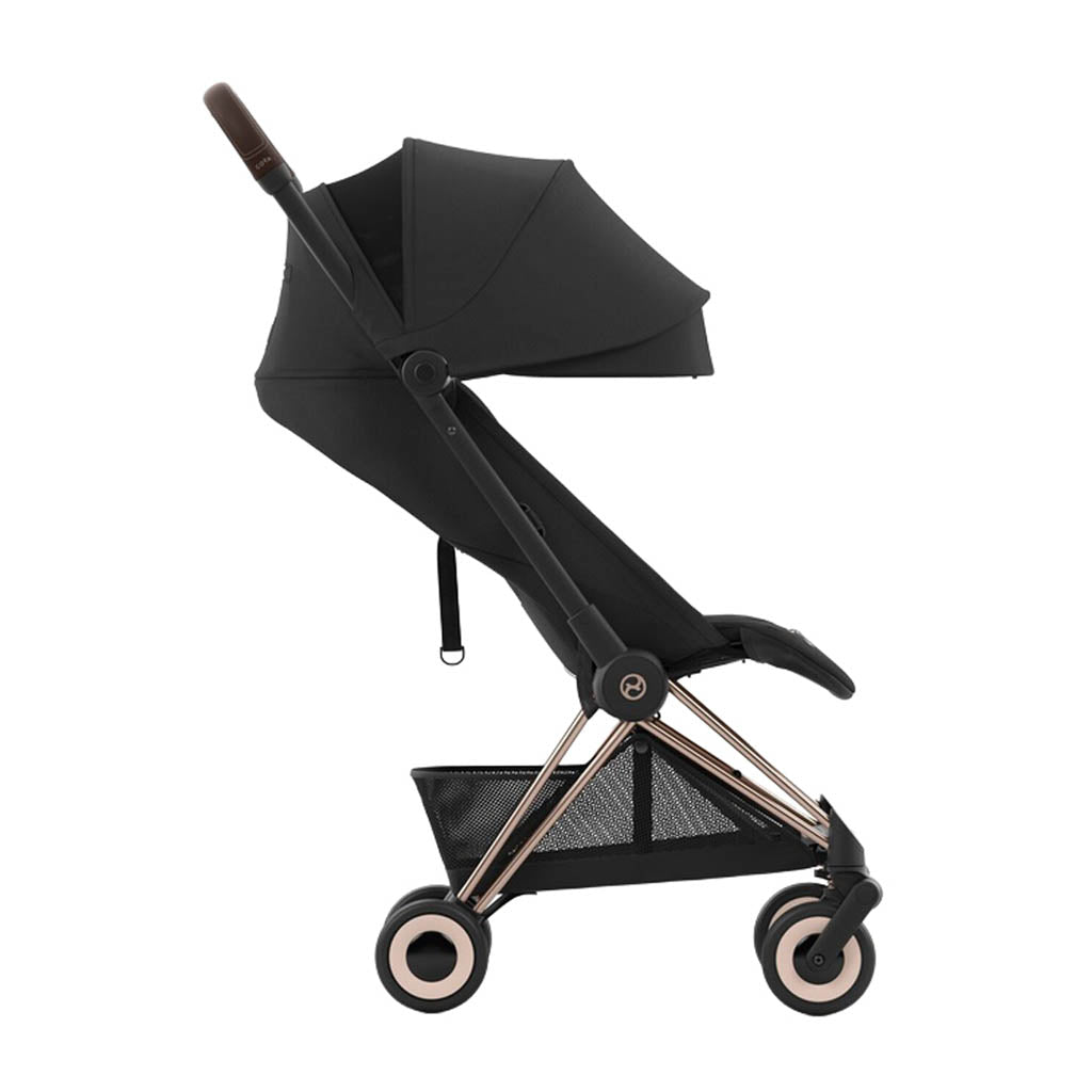 Cybex Coya Lightweight Stroller-Rose Gold Frame-Sepia Black_6 - ANB Baby